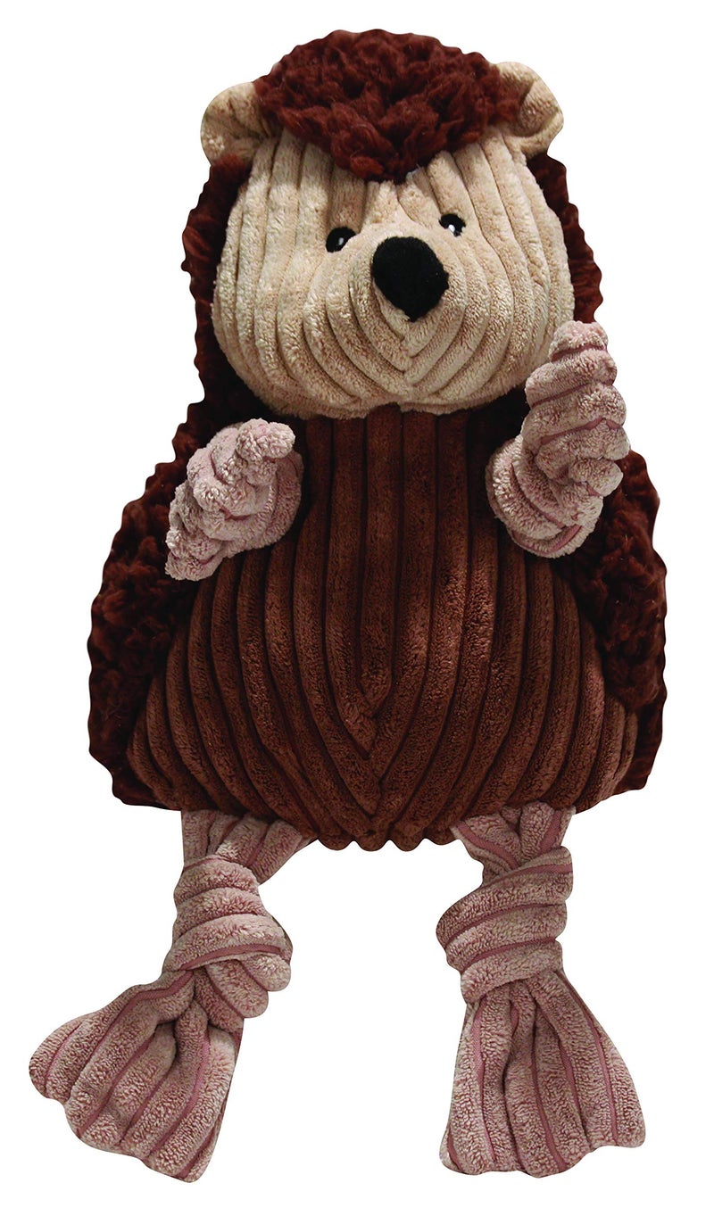 HuggleHounds Plush Dog Toy - Fuzzy Dog Toy, Soft Fleece, Interactive Durable Stuffed for Small and Large Breeds, Puppy Toy - Henry Hedgehog, Small - Image 1